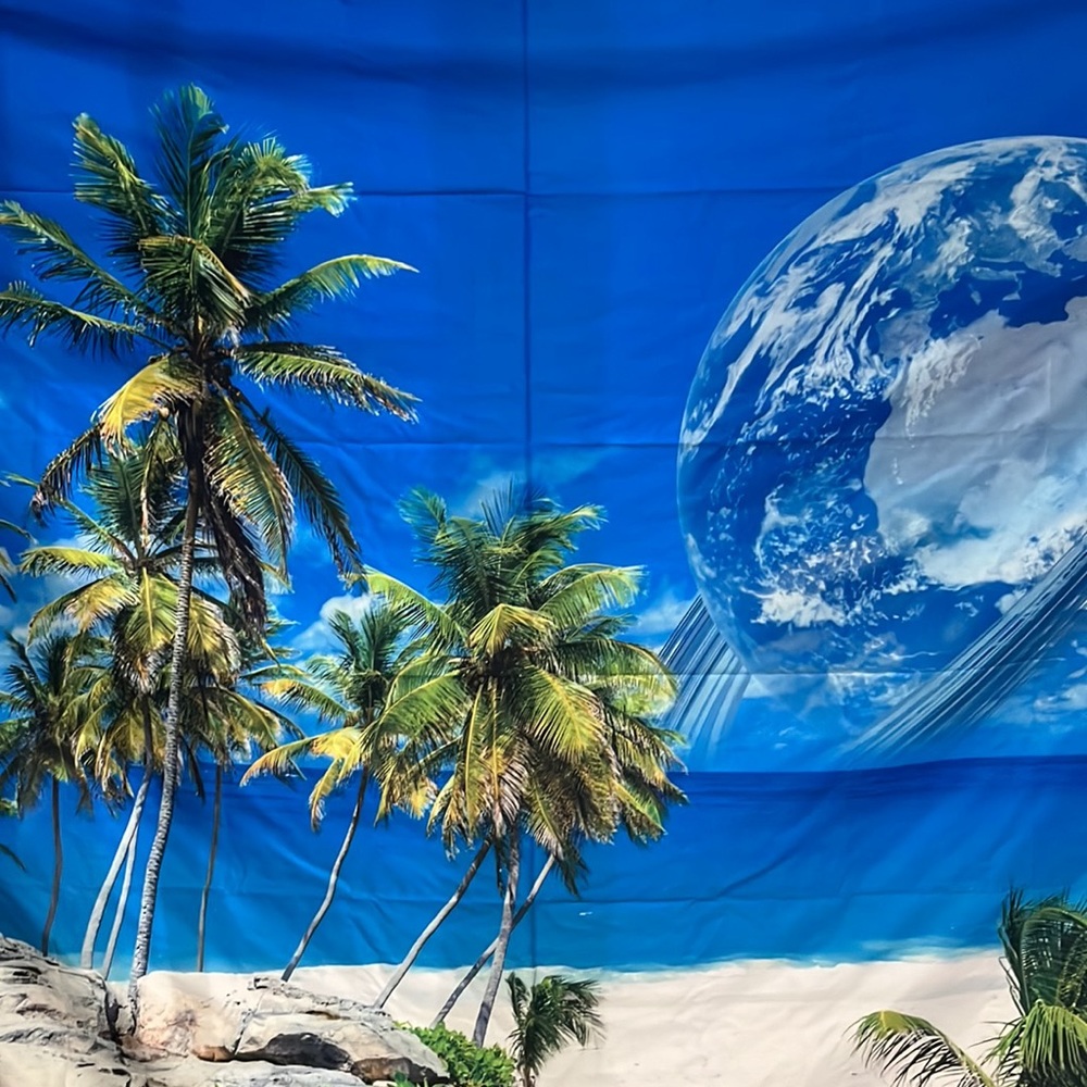 🌴 100% Polyester Tropical Tapestry 🌴 - Picture 5 of 6